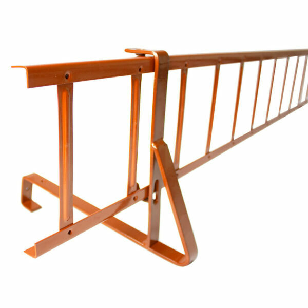 Súprava snehovej zábrany typu S s rozmermi 1200 × 200 mm pre betónové a keramické strešné škridly