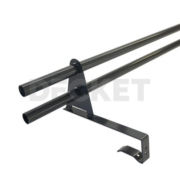 Rúrkové protisnehové zabezpečenie typu D s dĺžkou 150 cm pre betónové a keramické strešné škridly